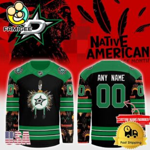 NHL Dallas Stars Native American Heritage Month Premium Limited Custom Hockey Jersey