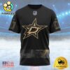 NHL Dallas Stars Personalized Military Appreciation Design Custom T Shirt, Dallas Stars Shirt