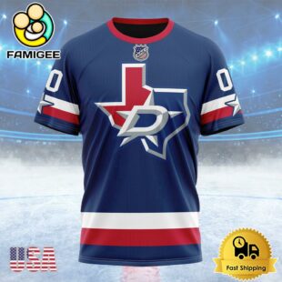 NHL Dallas Stars Special City Edition Design Custom T Shirt, Dallas Stars Shirt