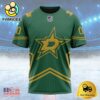 NHL Dallas Stars Special Two-tone Design Custom T Shirt, Dallas Stars Shirt