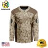 NHL Detroit Red Wings Desert Camouflage Design Custom Hockey Jersey