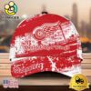 NHL Detroit Red Wings Explosive Grunge Logo 3D Print Cap