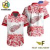 NHL Detroit Red Wings Floral Hawaiian Shirt