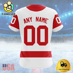 NHL Detroit Red Wings Personalized Away Kits Custom T Shirt, Detroit Red Wings Shirt