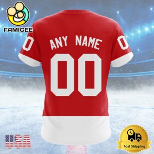 NHL Detroit Red Wings Personalized Home Kits Custom T Shirt, Detroit Red Wings Shirt