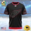 NHL Detroit Red Wings Special Blackout Design Custom T Shirt, Detroit Red Wings Shirt