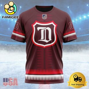 NHL Detroit Red Wings Special City Edition Custom T Shirt, Detroit Red Wings Shirt