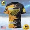 NHL Detroit Red Wings Special First Responders Design Custom T Shirt, Detroit Red Wings Shirt