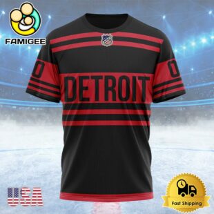 NHL Detroit Red Wings Special Reverse Retro Design Concept Custom T Shirt, Detroit Red Wings Shirt