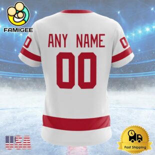 NHL Detroit Red Wings Special Throwback Design Custom T Shirt, Detroit Red Wings Shirt