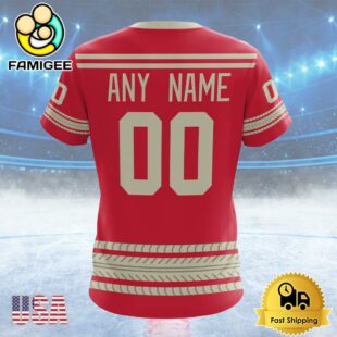NHL Detroit Red Wings Special Two-tone Design Custom T Shirt, Detroit Red Wings Shirt
