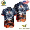 NHL Edmonton Oilers Coconut Tree Hawaiian Shirt