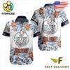 NHL Edmonton Oilers Floral Hawaiian Shirt