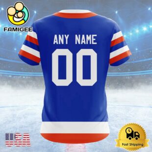 NHL Edmonton Oilers Personalized Heritage Design Custom T Shirt, Edmonton Oilers Shirt