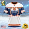 NHL Edmonton Oilers Special Colour Rush Design Custom T Shirt, Edmonton Oilers Shirt