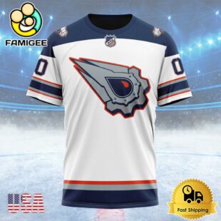 NHL Edmonton Oilers Special Reverse Retro Design Concept Custom T Shirt, Edmonton Oilers Shirt