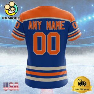 NHL Edmonton Oilers Special Throwback Design Custom T Shirt, Edmonton Oilers Shirt