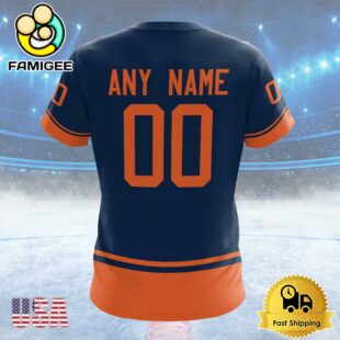 NHL Edmonton Oilers Special Two-tone Design Custom T Shirt, Edmonton Oilers Shirt