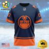 NHL Edmonton Oilers Special Two-tone Design Custom T Shirt, Edmonton Oilers Shirt