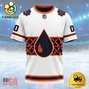 NHL Edmonton Oilers Special Whiteout Design Custom T Shirt, Edmonton Oilers Shirt