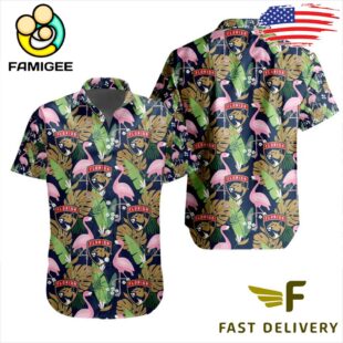 NHL Florida Panthers Flamingo Hawaiian Shirt