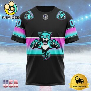 NHL Florida Panthers New Gradient Series Concept Custom T Shirt, Florida Panthers Shirt