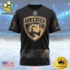 NHL Florida Panthers Personalized Military Appreciation Design Custom T Shirt, Florida Panthers Shirt