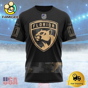 NHL Florida Panthers Personalized Military Appreciation Design Custom T Shirt, Florida Panthers Shirt