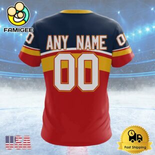 NHL Florida Panthers Special Colour Rush Design Custom T Shirt, Florida Panthers Shirt