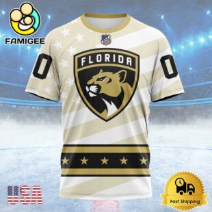 NHL Florida Panthers Special Military Appreciation Design Custom T Shirt, Florida Panthers Shirt