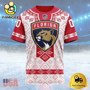 NHL Florida Panthers Special Native Heritage Design Custom T Shirt, Florida Panthers Shirt
