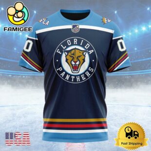 NHL Florida Panthers Special Reverse Retro Design Concept Custom T Shirt, Florida Panthers Shirt