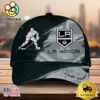 NHL LA Kings Bold Distressed Artwork Personalized 3D Cap