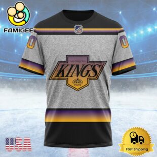 NHL Los Angeles Kings New Gradient Series Concept Custom T Shirt, Los Angeles Kings Shirt
