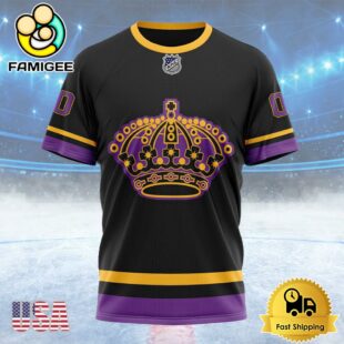 NHL Los Angeles Kings Special Blackout Design Custom T Shirt, Los Angeles Kings Shirt