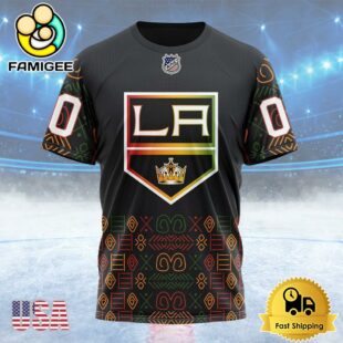 NHL Los Angeles Kings Special Design For Black History Month Custom T Shirt, Los Angeles Kings Shirt