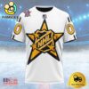 NHL Metropolitan Division Personalized NHL All-Star Game White Kits Custom T Shirt