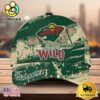 NHL Minnesota Wild Explosive Grunge Logo 3D Print Cap