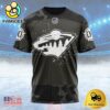 NHL Minnesota Wild Special Black Camo Design For Veterans Day Custom T Shirt, Minnesota Wild Shirt