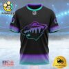 NHL Minnesota Wild Special Blackout Design Custom T Shirt, Minnesota Wild Shirt