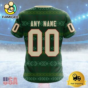 NHL Minnesota Wild Special Design With Native Pattern Custom T Shirt, Minnesota Wild Shirt