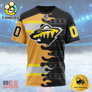 NHL Minnesota Wild Special First Responders Design Custom T Shirt, Minnesota Wild Shirt