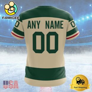 NHL Minnesota Wild Special Throwback Design Custom T Shirt, Minnesota Wild Shirt