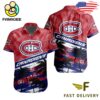 NHL Montreal Canadiens Coconut Tree Hawaiian Shirt