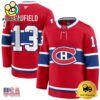 NHL Montreal Canadiens Cole Caulfield Red Limited Hockey Jersey, Montreal Canadiens Jersey