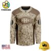 NHL Montreal Canadiens Desert Camouflage Design Custom Hockey Jersey