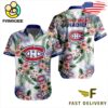 NHL Montreal Canadiens Hibiscus Hawaiian Shirt