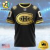 NHL Montreal Canadiens Special Black And Gold Design Custom T Shirt, Montreal Canadiens Shirt