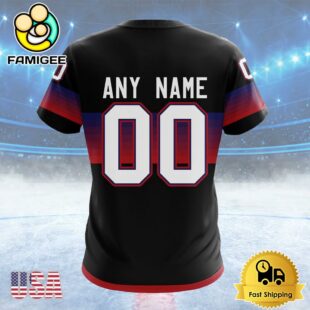 NHL Montreal Canadiens Special Black And Gradient Design Custom T Shirt, Montreal Canadiens Shirt