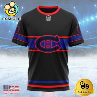 NHL Montreal Canadiens Special Blackout Design Custom T Shirt, Montreal Canadiens Shirt